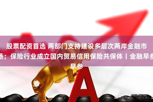股票配资首选 两部门支持建设多层次两岸金融市场；保险行业成立国内贸易信用保险共保体丨金融早参