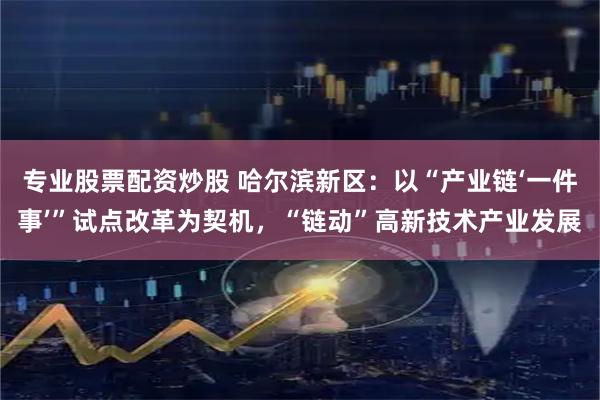 专业股票配资炒股 哈尔滨新区：以“产业链‘一件事’”试点改革为契机，“链动”高新技术产业发展